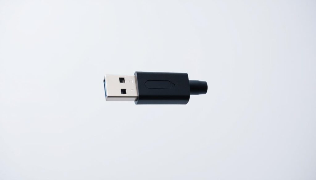 A high-quality, close-up photograph of the Elecom "kabel 80 gbps" USB 4 cable. The cable is shown against a plain, minimal background with soft, indirect lighting that highlights its sleek, modern design. The focus is sharp, capturing every intricate detail of the connector, sheath, and cable itself. The image conveys a sense of advanced technology, power, and speed, reflecting the cable's 80 Gbps data transfer capabilities. The overall aesthetic is clean, professional, and suitable for an article showcasing the latest USB 4 accessories. A high-quality, close-up photograph of the Elecom "kabel 80 gbps" USB 4 cable. The cable is shown against a plain, minimal background with soft, indirect lighting that highlights its sleek, modern design. The focus is sharp, capturing every intricate detail of the connector, sheath, and cable itself. The image conveys a sense of advanced technology, power, and speed, reflecting the cable's 80 Gbps data transfer capabilities. The overall aesthetic is clean, professional, and suitable for an article showcasing the latest USB 4 accessories.